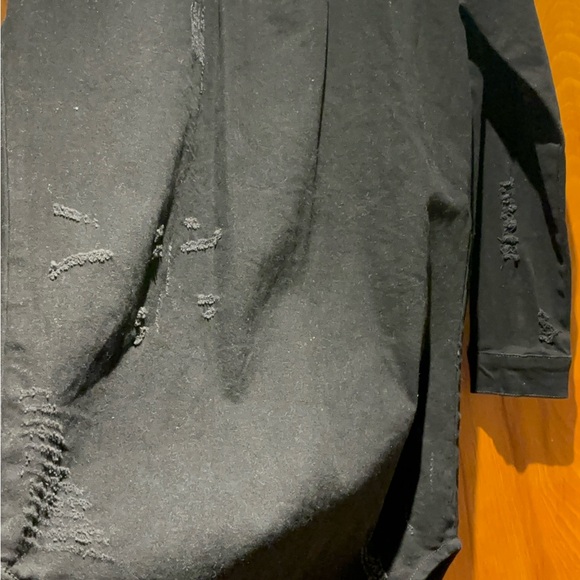 Black Jean shirt or dress - Picture 3 of 9